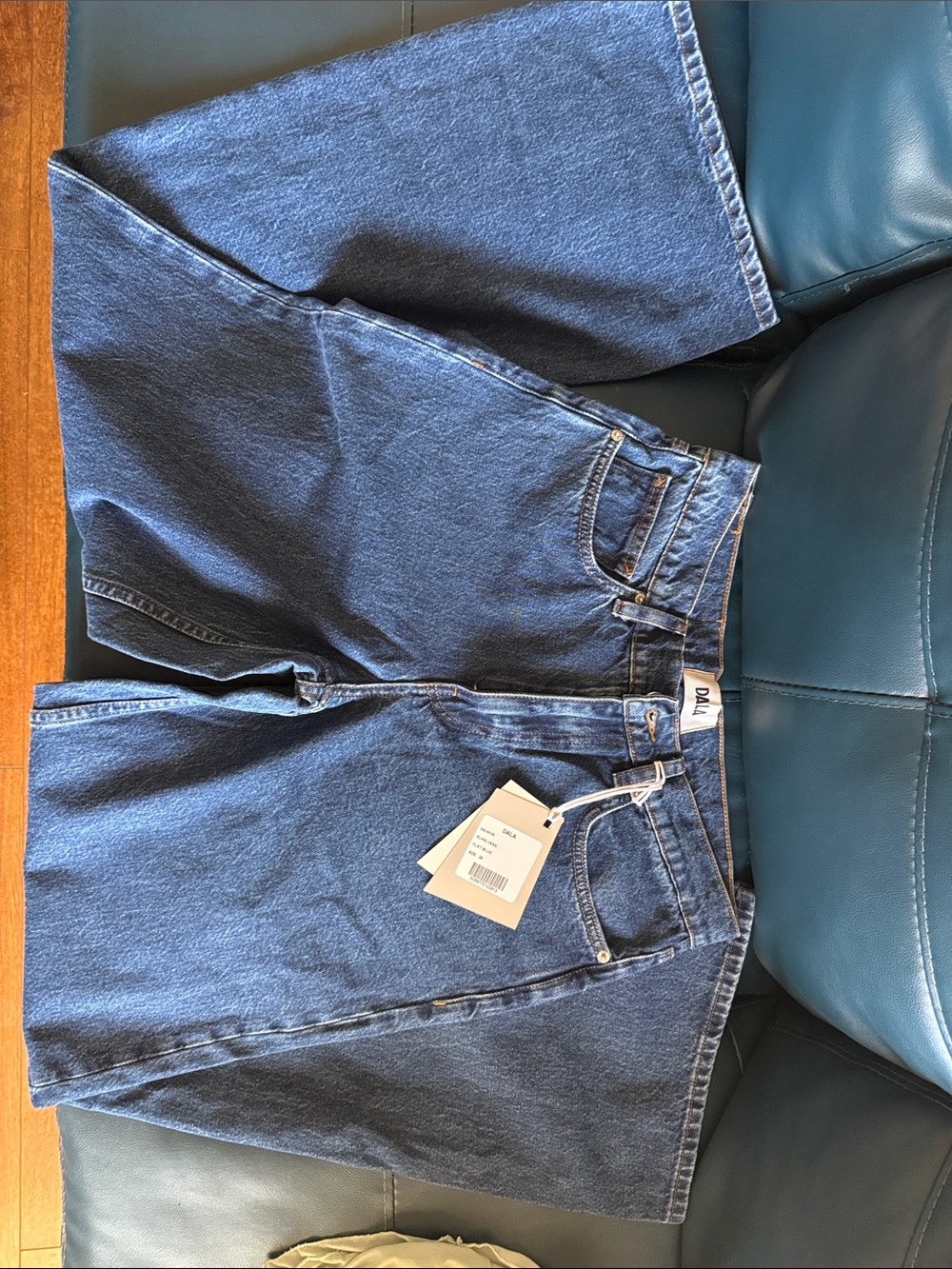 Dala Classic Straight Leg Jeans — Dark Blue Denim